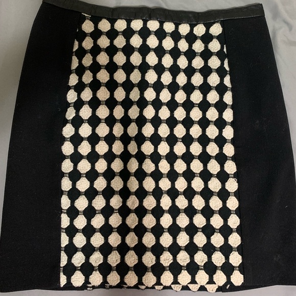 H&M skirt with knit & leather detail - Picture 2 of 4